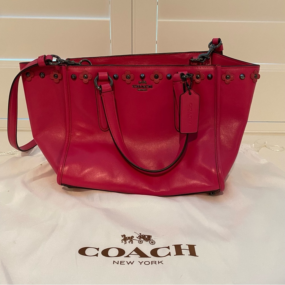 NWOT Coach Dahlia Pink Crossbody